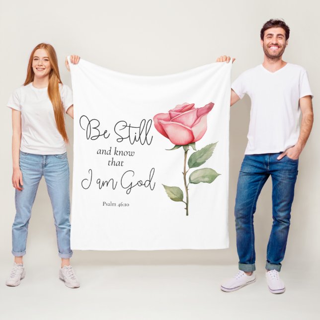 Manta Polar Las escrituras permanezcan y sepan que soy Dios fl (In situ)