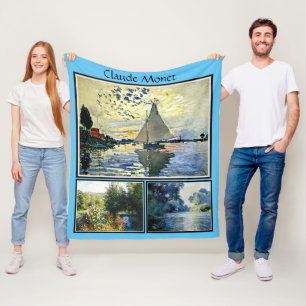 Manta Polar Las famosas pinturas de Claude Monet