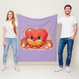 Manta Polar Las historias de amor comienzan dentro del corazón