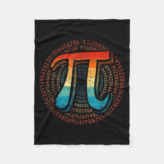 Manta Polar Las Matemáticas Son Simples Como Pi Profesor De Ma (Anverso)