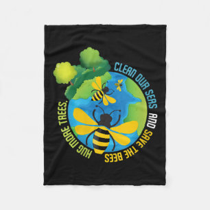 Manta Polar Las mujeres salvan a las abejas - Protección del m