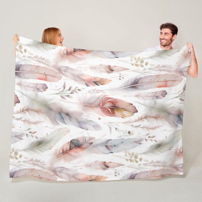 Manta Polar Las plumas del susurro - La naturaleza elegante in (In situ)