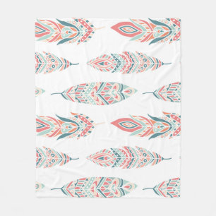 Manta Polar Las plumas étnicas dibujan Ilustracion