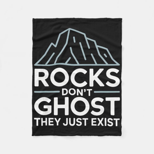 Manta Polar Las rocas no fantasmagorizan simplemente existen Z (Anverso)