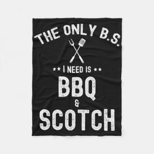 Manta Polar Las únicas B que necesito son Bbq y Scotch diverti
