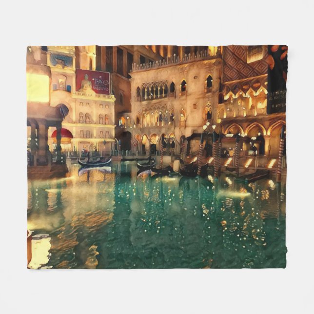 Manta Polar Las vegas Nights Casino Original Resumen Arte (Frente (Horizontal))