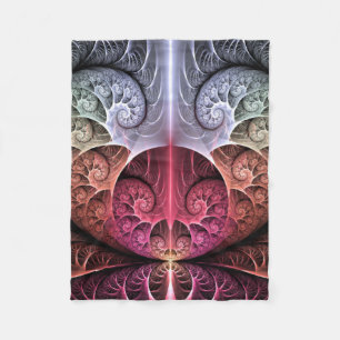 Manta Polar Latido, Arte fractal de fantasía surrealista abstr