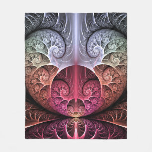 Manta Polar Latido, Arte fractal surrealista abstracto
