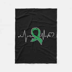 Manta Polar Latido Cardíaco- Bile Duct Concientización Cáncer