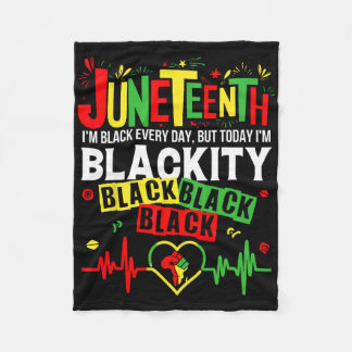 Manta Polar Latido Historia Negra América Africana Juneteenth