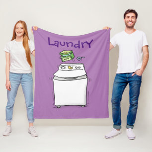 Manta Polar Lavadora de lavadora, lavadora, lavadora, ilustrac