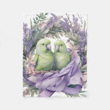 Lavender Lovebirds