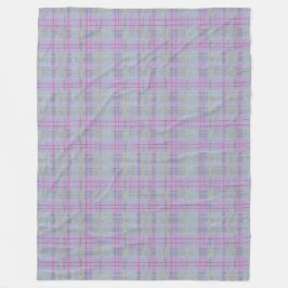 Manta Polar Lavender Plaid Cabin Harmony 