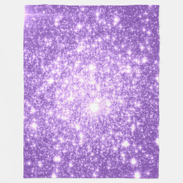 Manta Polar Lavender Stars Fleece Blanket