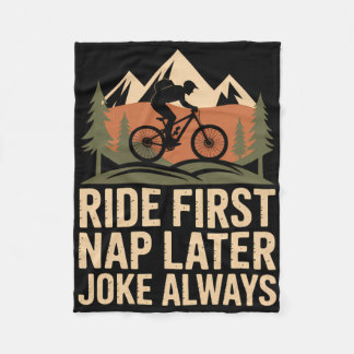 Manta Polar Lazy Start Strong Finish Mountain Biking Dad 