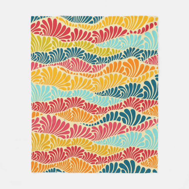 Manta Polar Leafy Mosaic (Anverso)