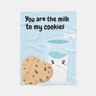 Manta Polar Leche y galletas Cuties