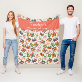 Manta Polar Lectura personalizada de libros