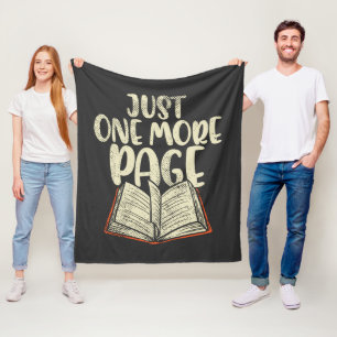 Manta Polar Leer Club Sólo Una Página Más