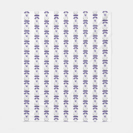 Manta Polar Leer más libros Halloween Ghost Purple