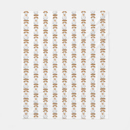 Manta Polar Leer más Libros Naranja fantasma de Halloween