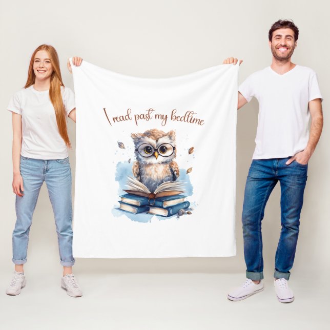 Manta Polar Leí más allá de mi hora de dormir (In situ)