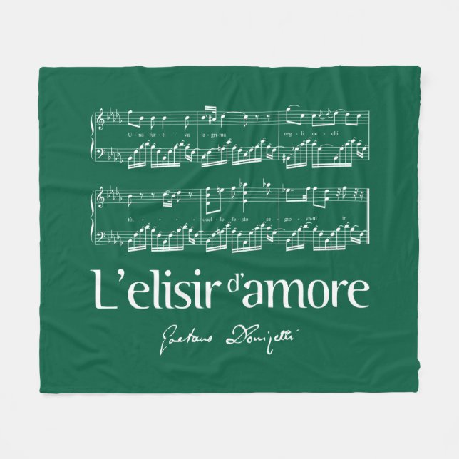 Manta Polar L'elisir d'amore 2 (Frente (Horizontal))