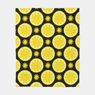 Manta Polar Lemon Pattern