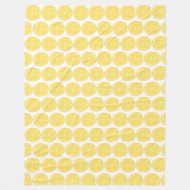 Manta Polar Lemon Throw Blanket (Anverso)