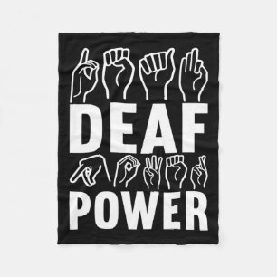 Manta Polar Lenguaje de Rótulo Asl Concienciación Idioma Rótul