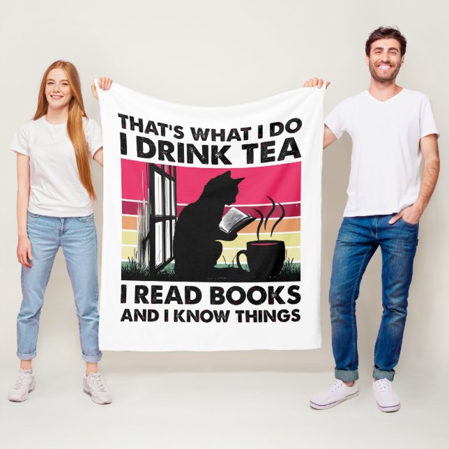 Manta Polar Leo libros y sé cosas (In situ)