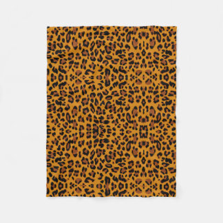 Manta Polar Leo Pard Fleece Blanket