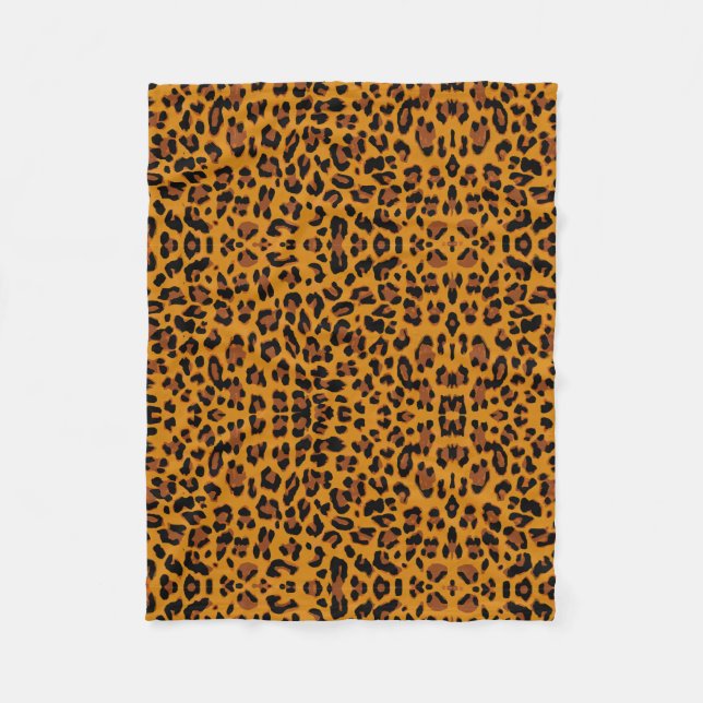 Manta Polar Leo Pard Fleece Blanket (Anverso)