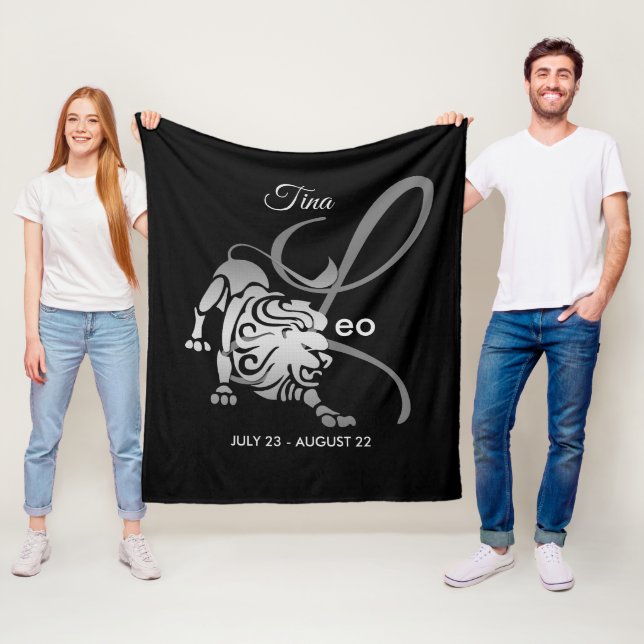 Manta Polar Leo - Rótulo del zodiaco (In situ)