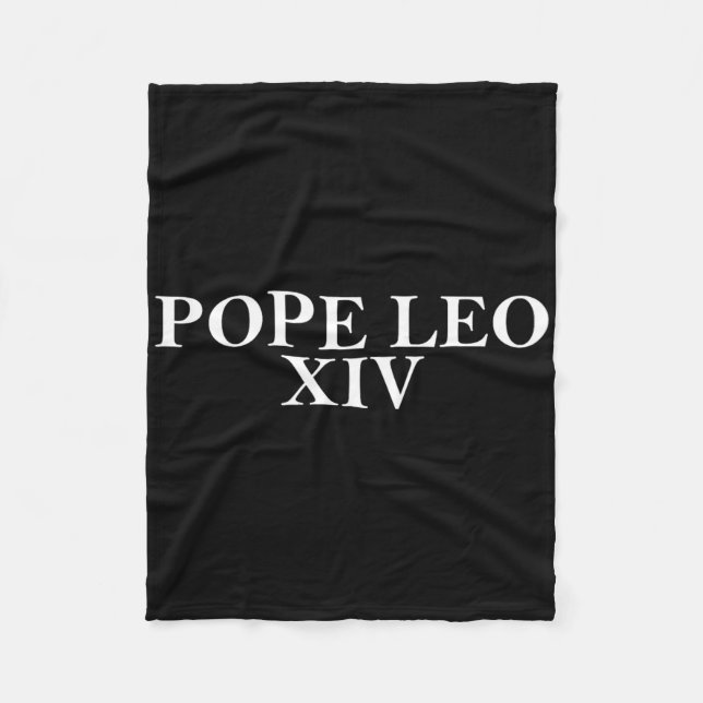 Manta Polar Leo Xivpope Leo Xiv, el Papa Leo Xiv (Anverso)