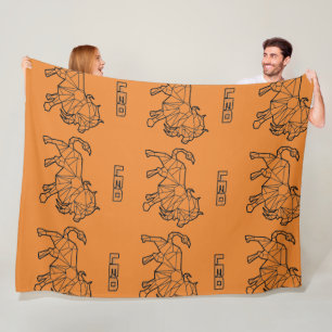 Manta Polar Leo Zodiac Rótulo Blanket (Transparente)