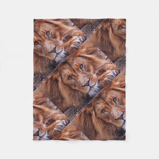 Manta Polar León (Anverso)