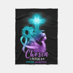 Manta Polar León cristiano cruza la biblia religiosa versus su