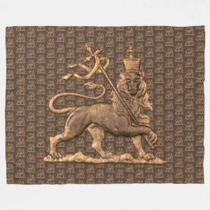 Manta Polar León de Judá Jah Ejército INI Haile Selassie Rasta