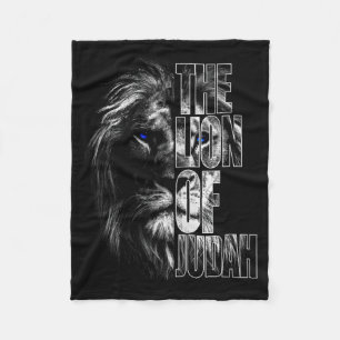 Manta Polar León de Judá Jesús Fe Cristiana Sobre Miedo Prem