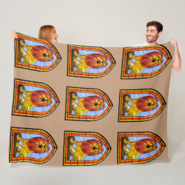 Manta Polar León de vidrio contenido