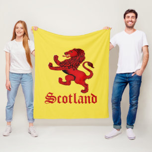 Manta Polar León Rampant de Escocia/León descontrolado antiguo