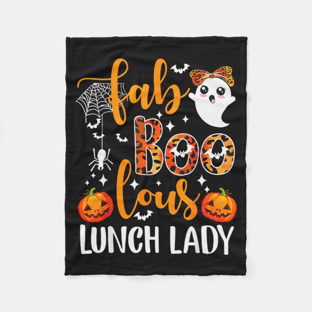 Manta Polar Leopard Fab Boo Lous Lunch Lady Matching Group Tee (Anverso)