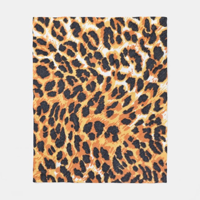 Manta Polar leopard fur as backgroundleopard,pattern,print,ski (Anverso)