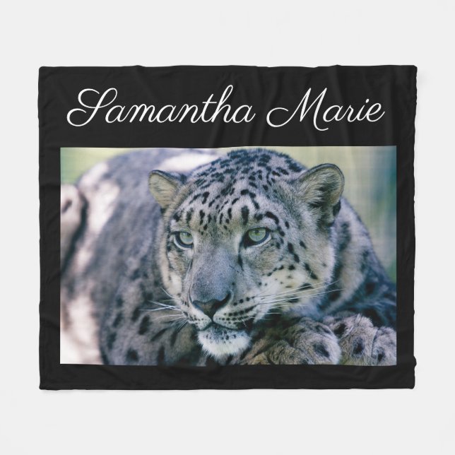 Manta Polar Leopardo (Frente (Horizontal))