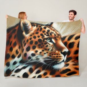 Manta Polar Leopardo de dibujo del pato duro