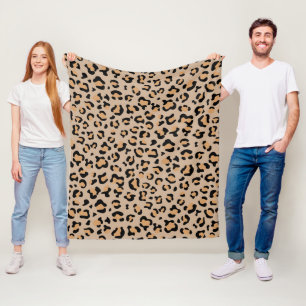 Manta Polar Leopardo Print, Leopard Spots, Brown Leopard