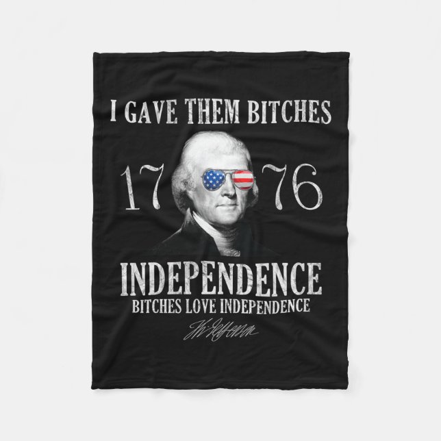 Manta Polar Les Dio Independencia Es 1776 (Anverso)