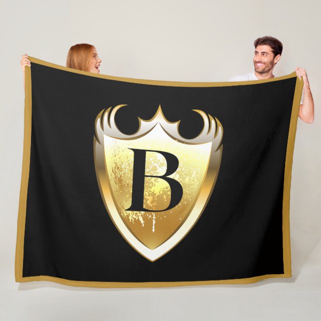 Manta Polar Letra B mayúscula Alphabet (In situ)