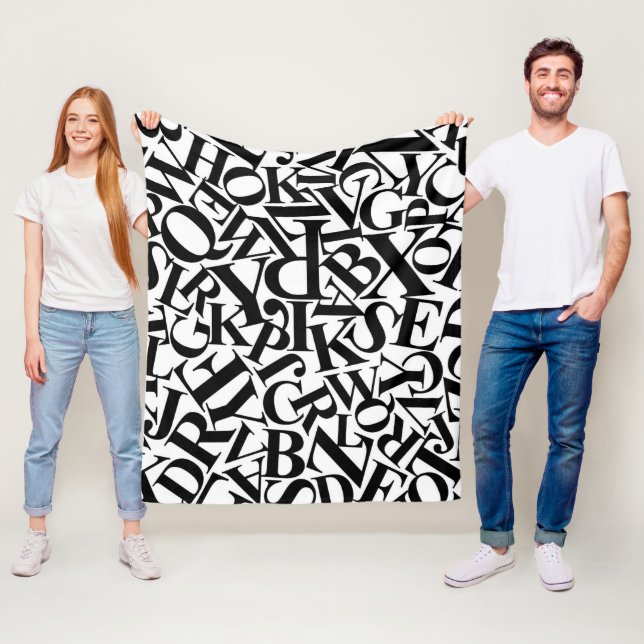 Manta Polar Letras de alfabeto (In situ)